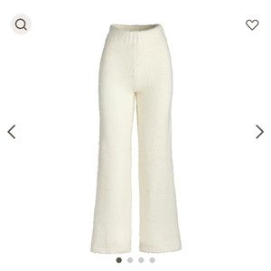 SKIMS Cream Fleece Pants
